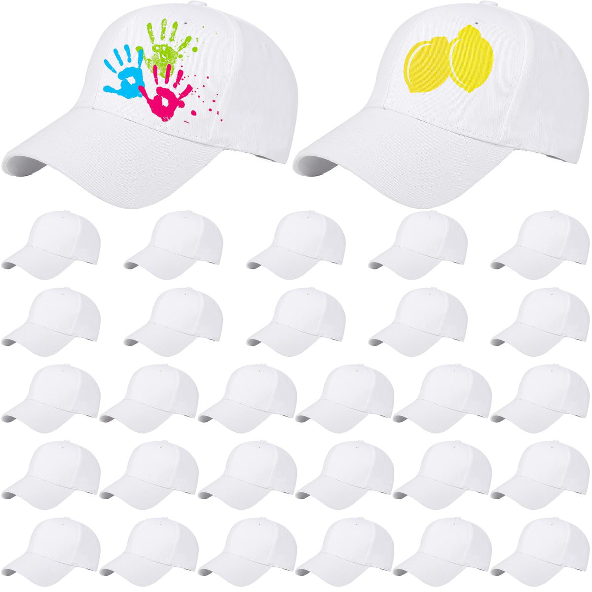 Cotton White Baseball Cap Z67504