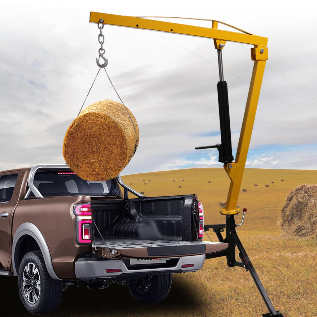 1000lb Capacity Hydraulic 360° Swivel Truck Crane M94997
