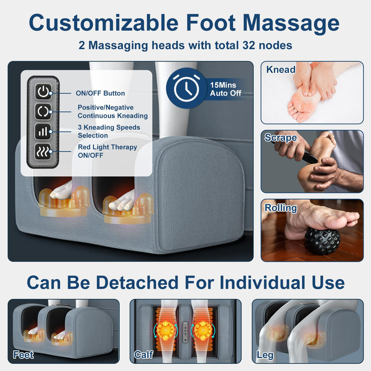Full Body Massage Mat with Heat V4965