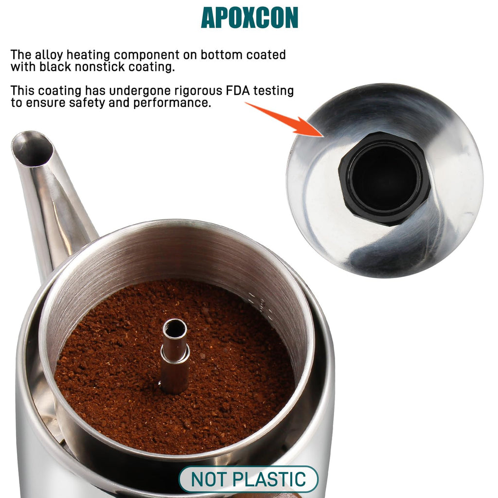 Electric Stainless Steel Coffee Percolator 8 Cup W91563