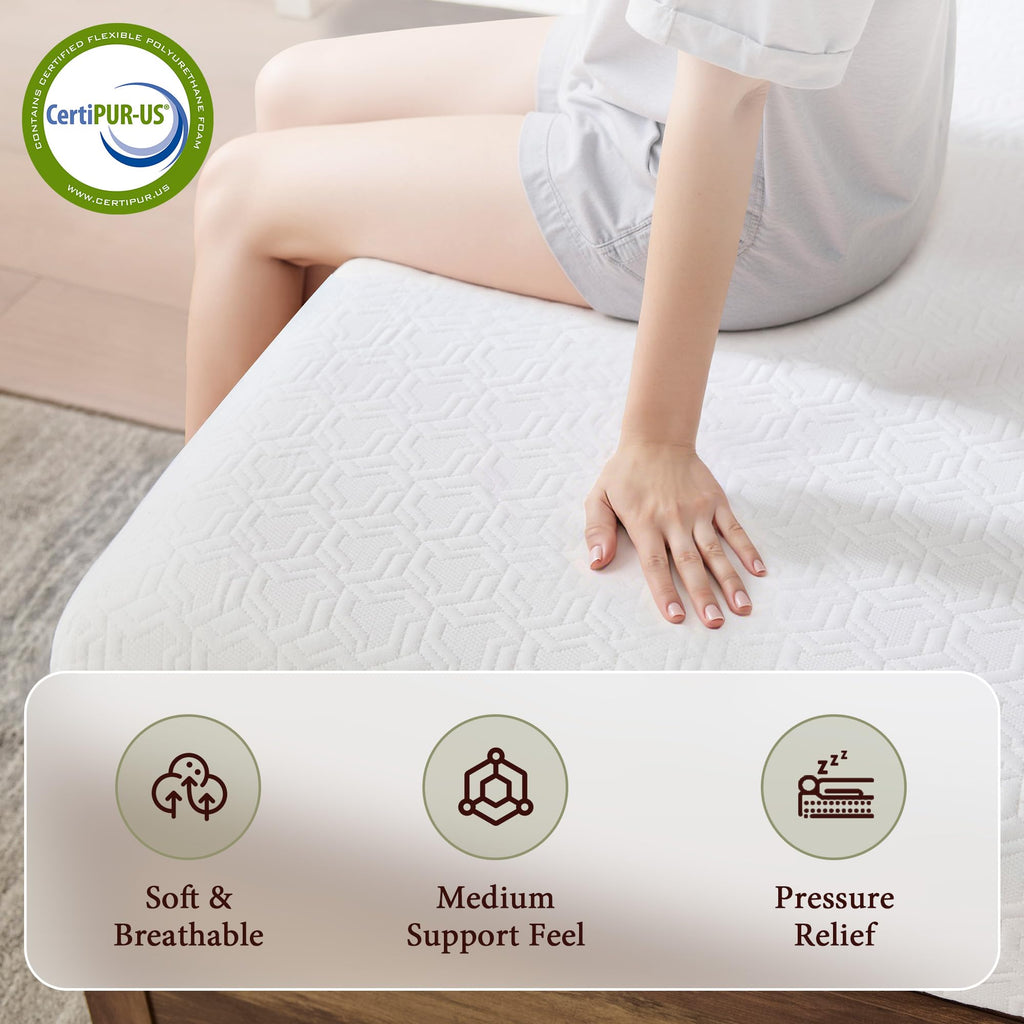 Queen Tri-Fold Memory Foam Mattress P8544