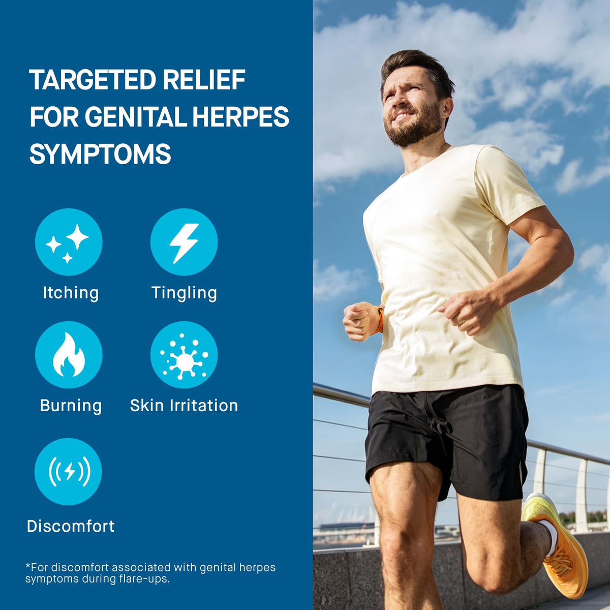 Herpes Treatment Cream for Symptom Relief, 2 oz I52376