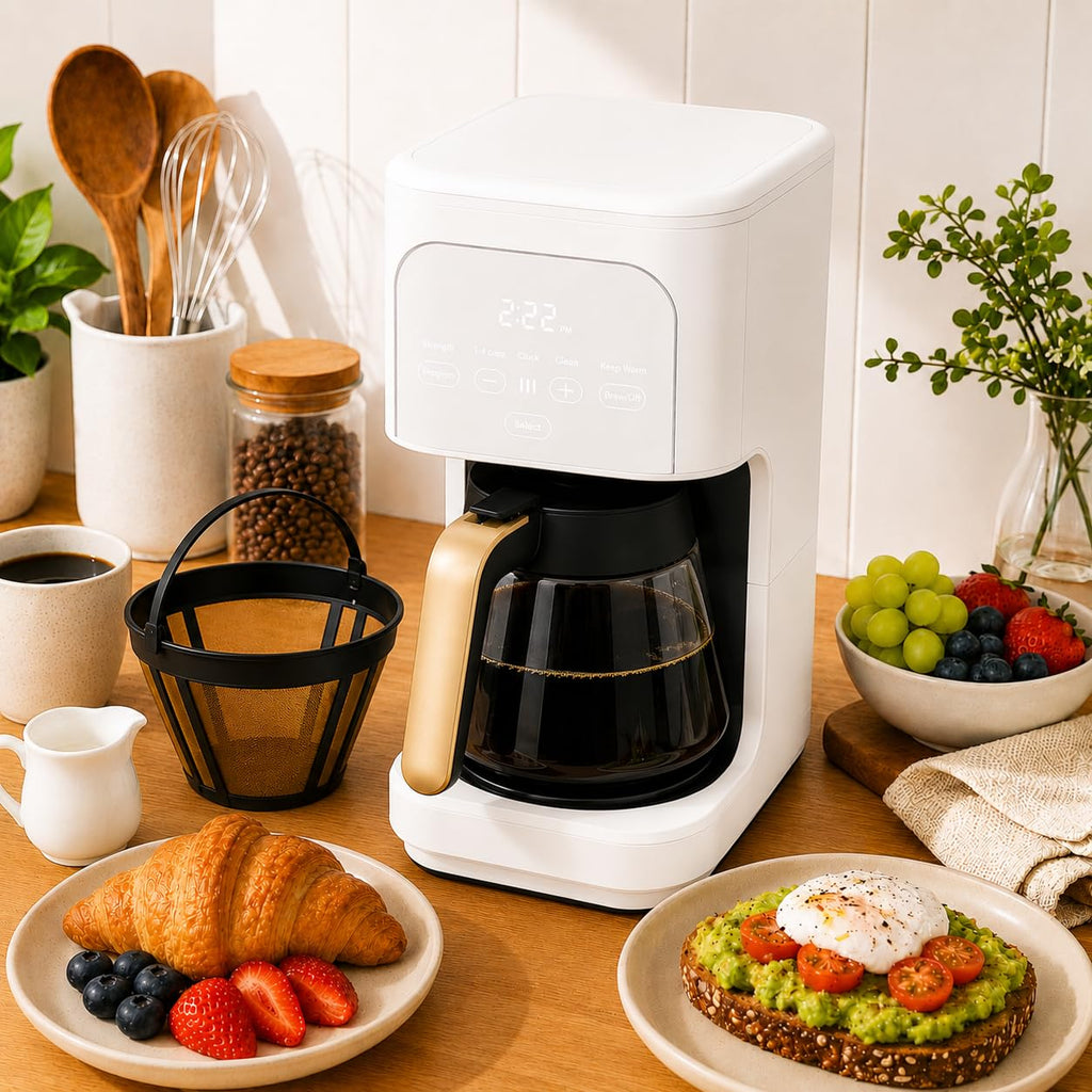 12-Cup Programmable Coffee Maker with Glass Carafe C38996
