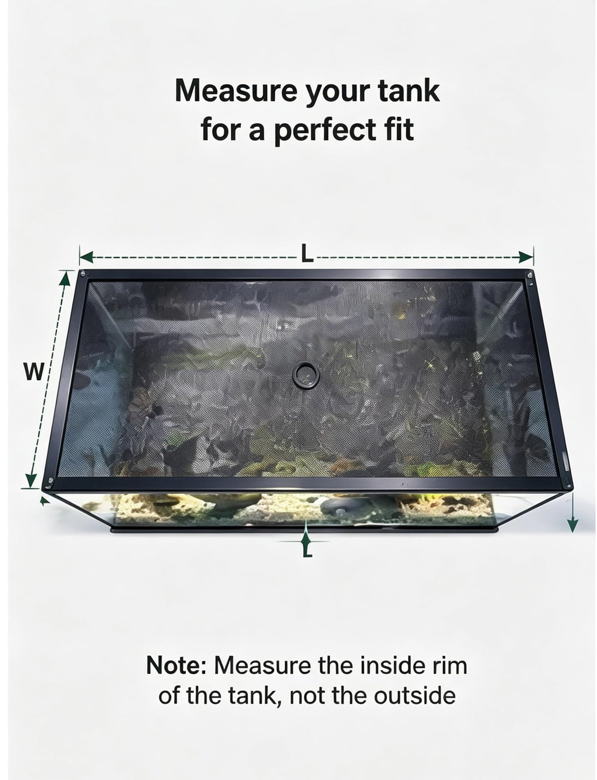 Aluminum Mesh Aquarium Lid for 10-20 Gallon Tanks N4993