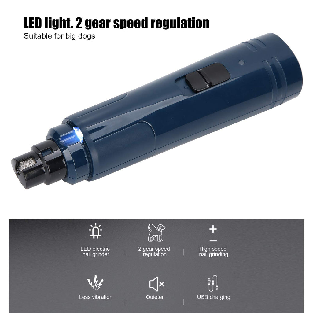 Rechargeable Portable LED Electric Dog Nail Grinder N32623