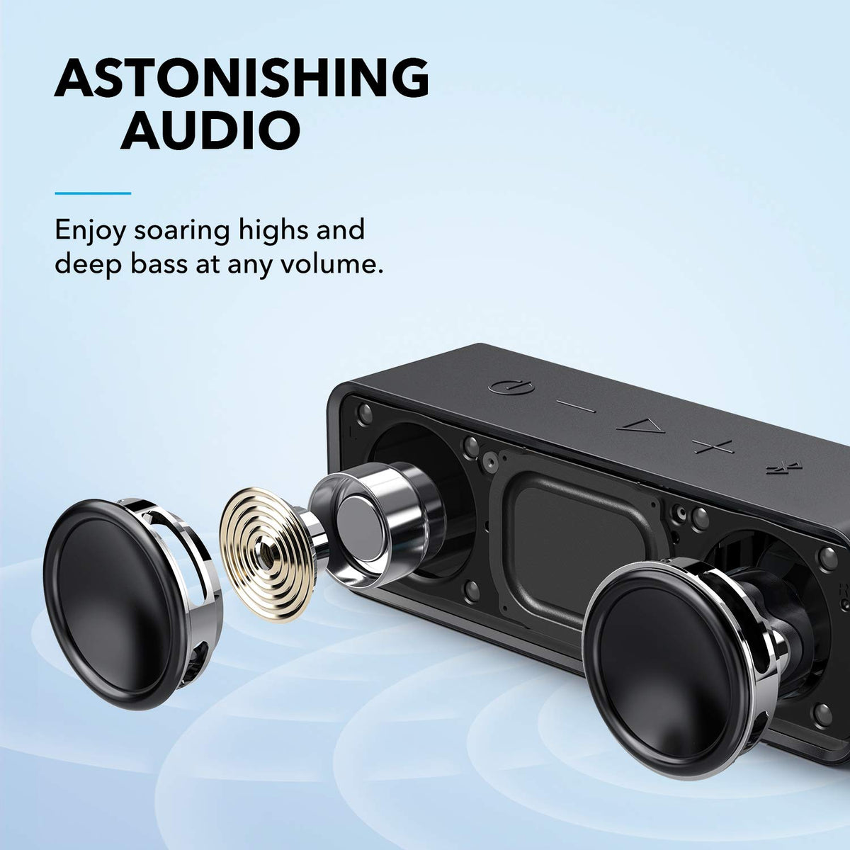 Bluetooth Speaker IPX5 Waterproof Stereo Sound G50520