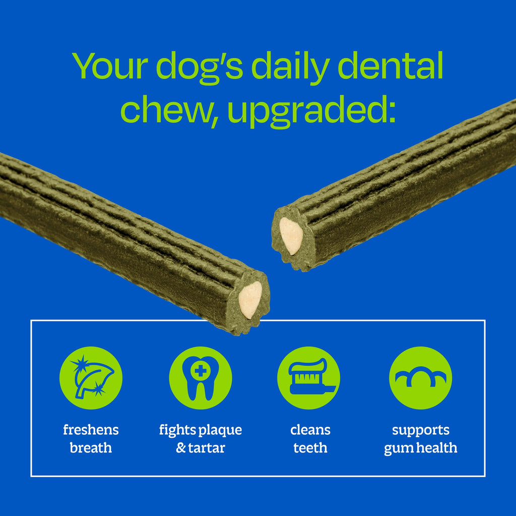 Brushless Toothpaste Dog Dental Treats Large Breeds 10 ct J690