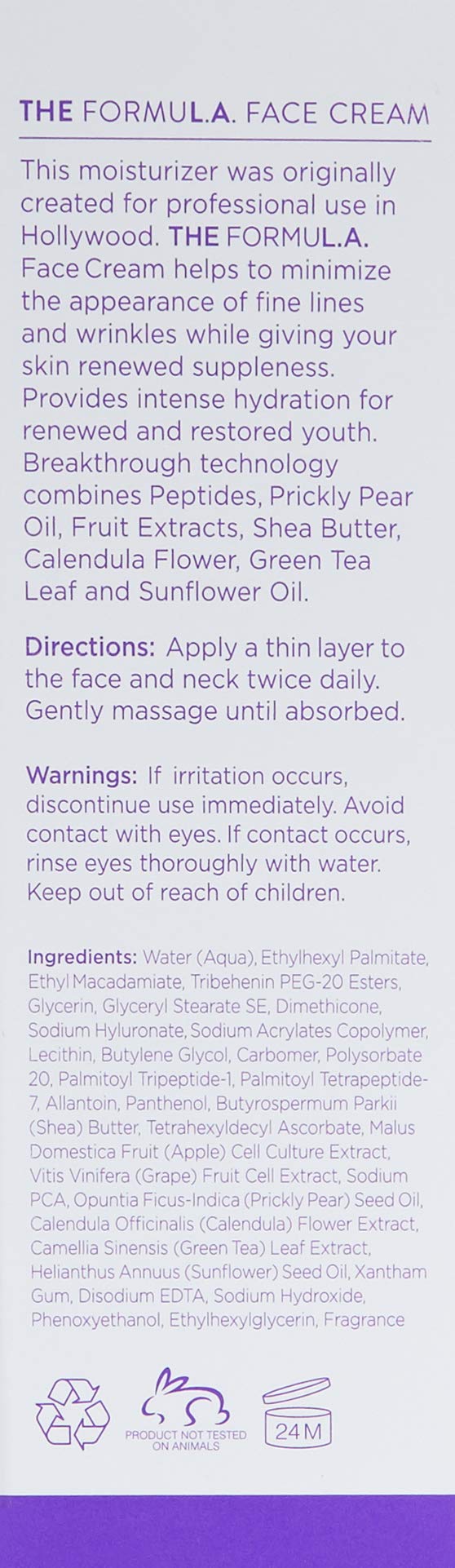 Anti-Aging Face Cream with Peptides U477482