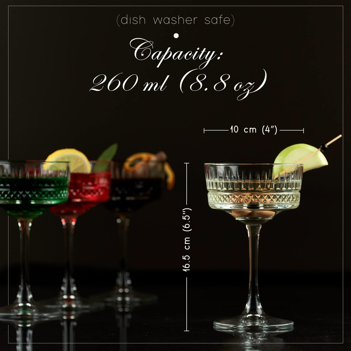 Coupe Glasses Set of 4 A8052