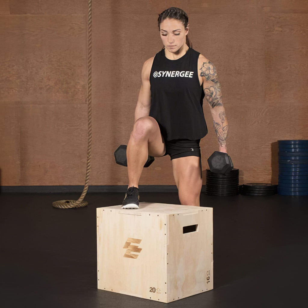 3 in 1 Wood Plyo Box Non-Slip Q272400