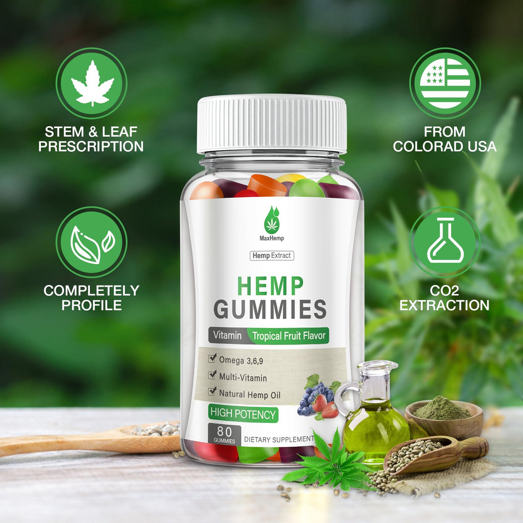 Hemp Gummies High Potency 2 Packs W27098