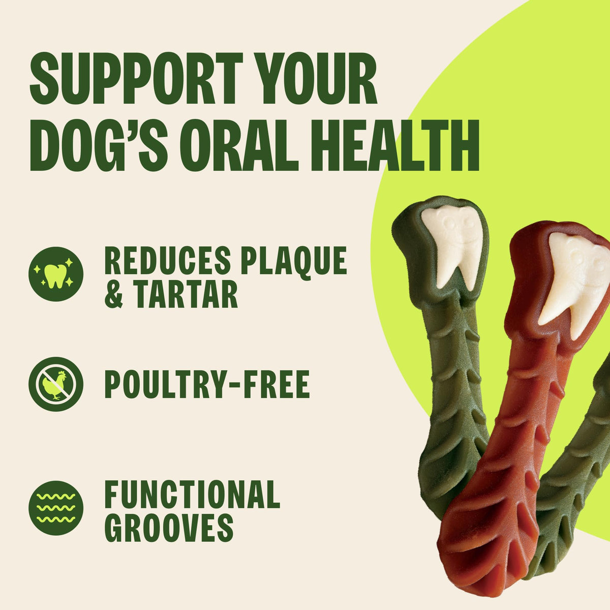 Natural Dog Dental Treat 12.7 oz 48 Count K693