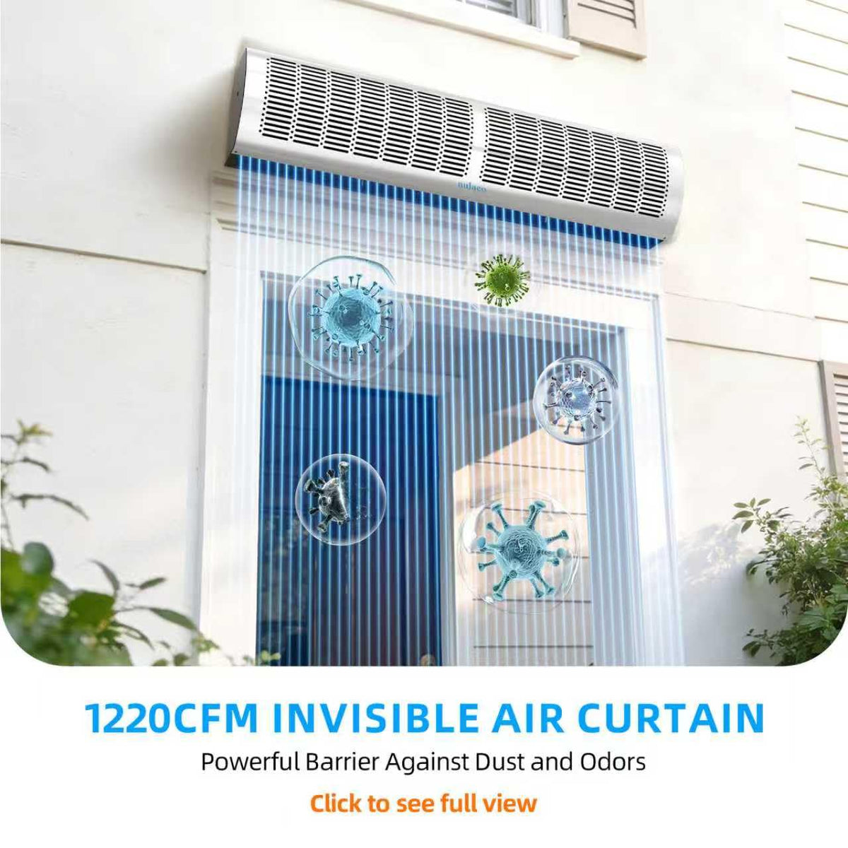 36'' Stainless Steel Wall-Mounted 2-Speed Air Curtain L444