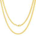 14k Yellow Gold Cuban Link Chain Necklace Q593812