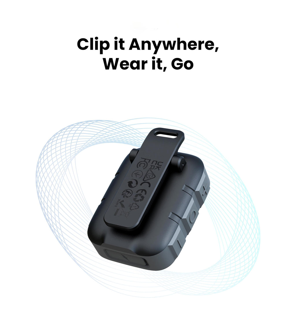Wearable Bluetooth Speakers IP67 Waterproof Clip On Small Speaker J8150