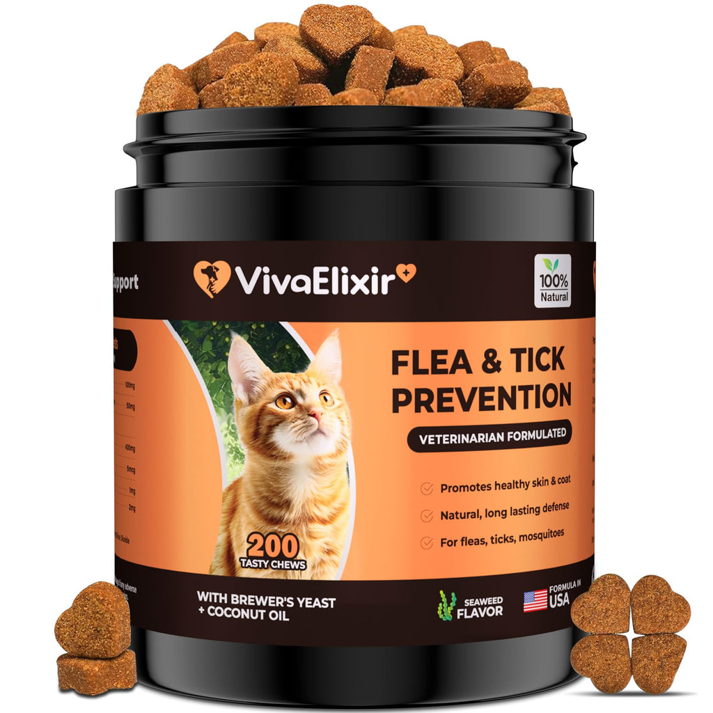 Flea & Tick Treatment for Cats 200 Chews T163