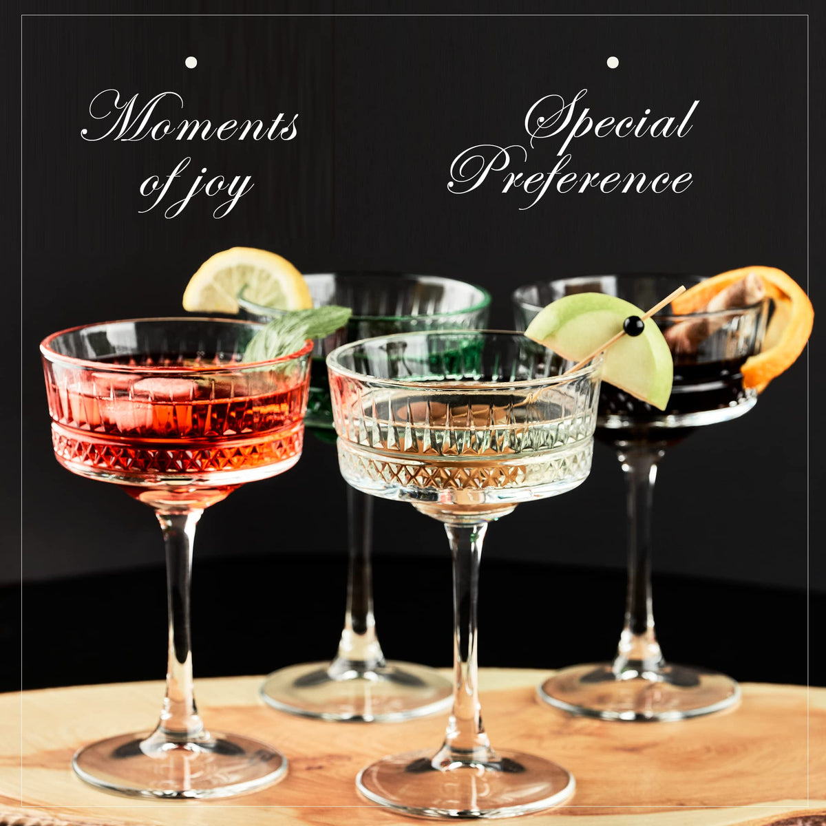 Coupe Glasses Set of 4 A8052