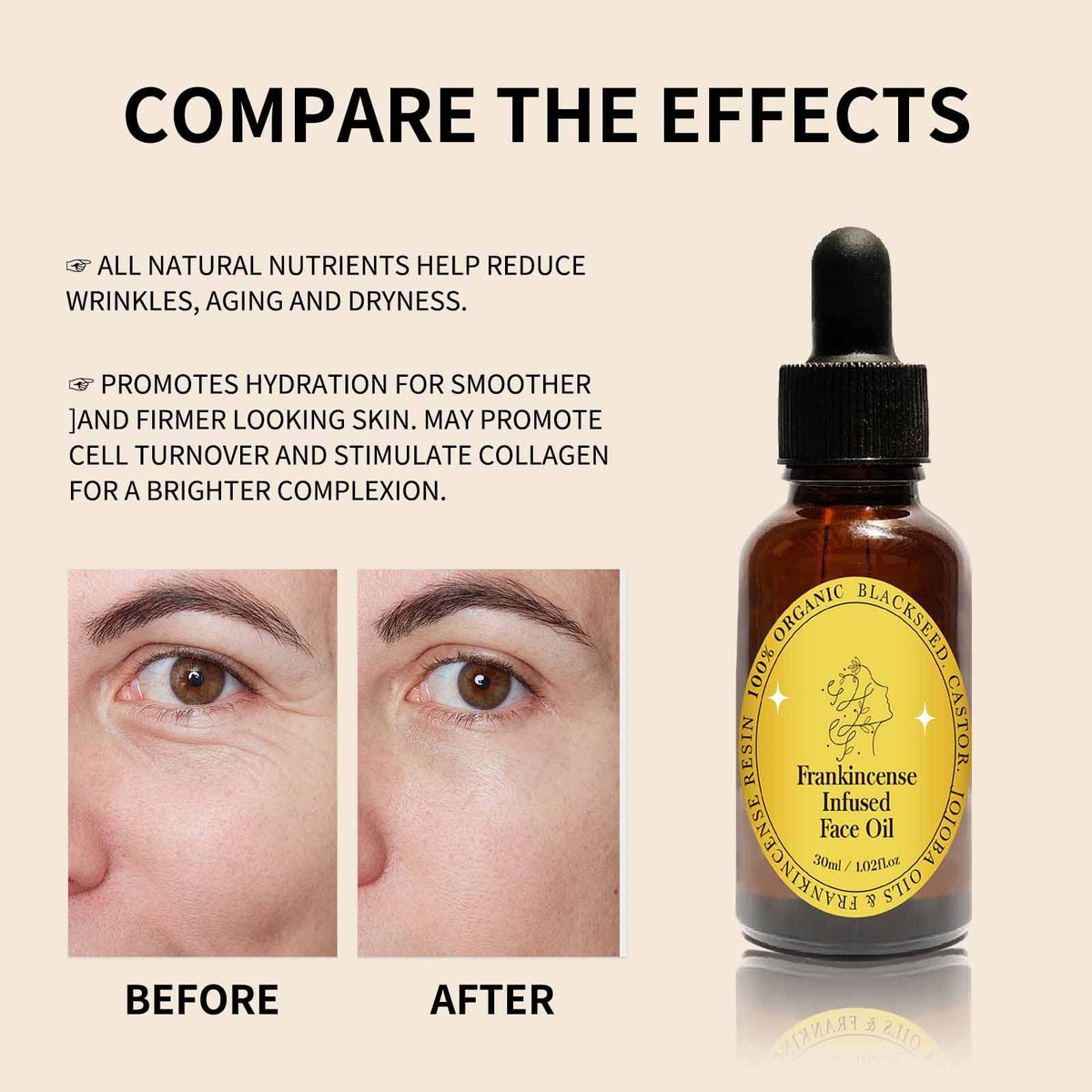 Frankincense Resin Oil Facial Serum 3PC I49170