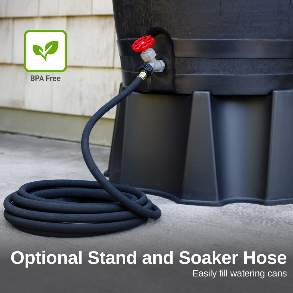 50-Gallon Recycled Plastic Rain Barrel C516014