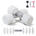 Adjustable Dumbbell Set of 2 Total 20 Lbs H654909