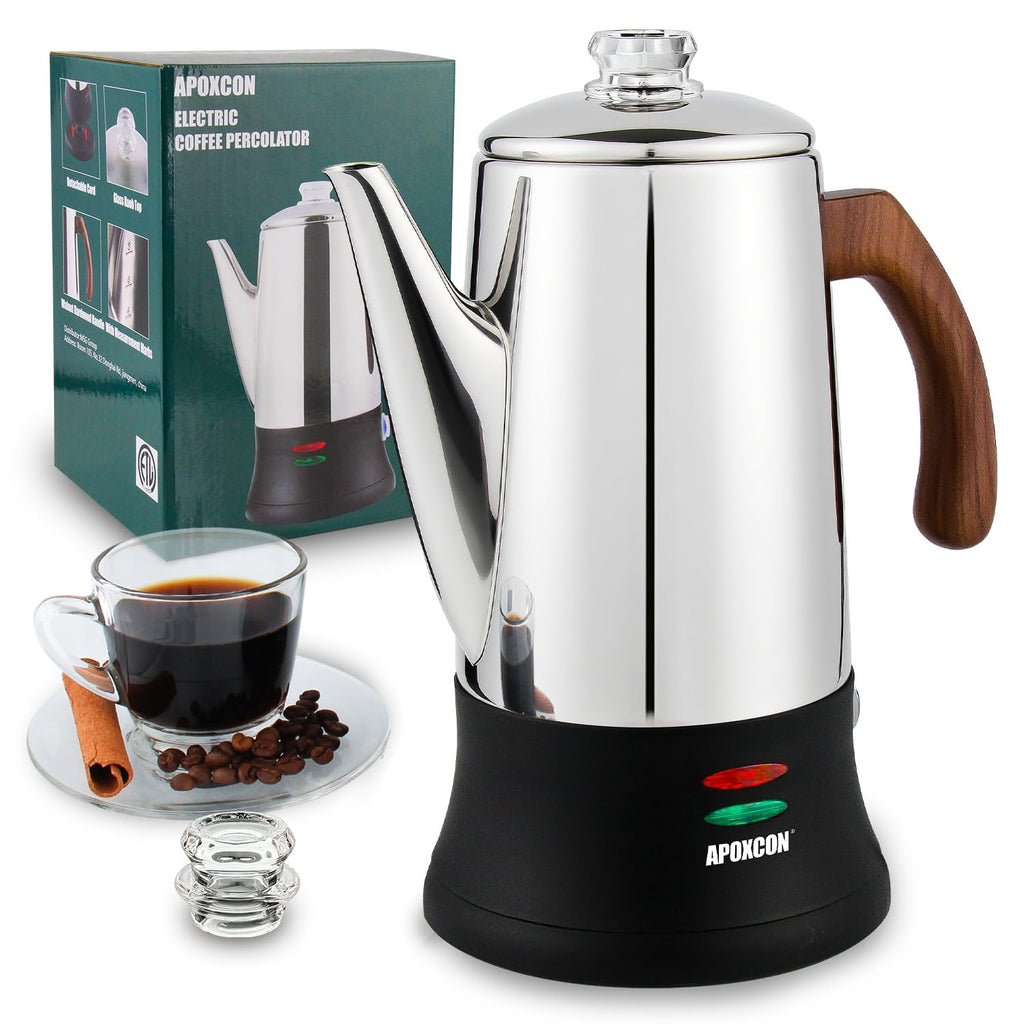Electric Stainless Steel Coffee Percolator 8 Cup W91563