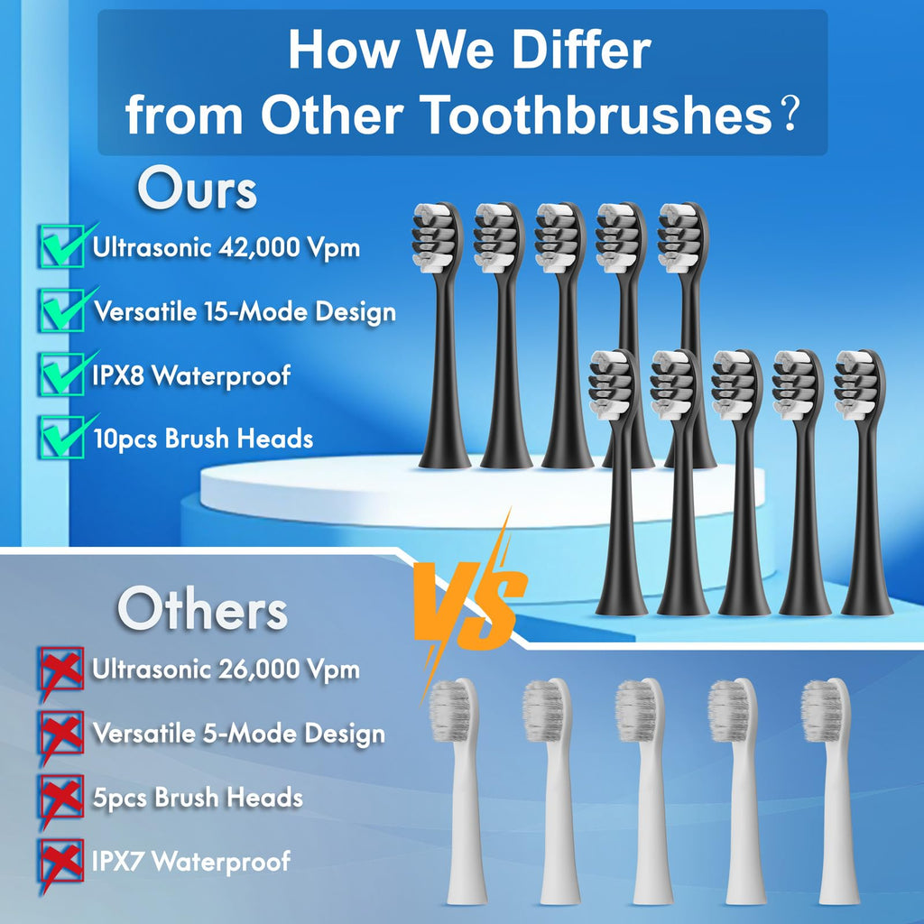 2 Pack Electric Toothbrush N2161