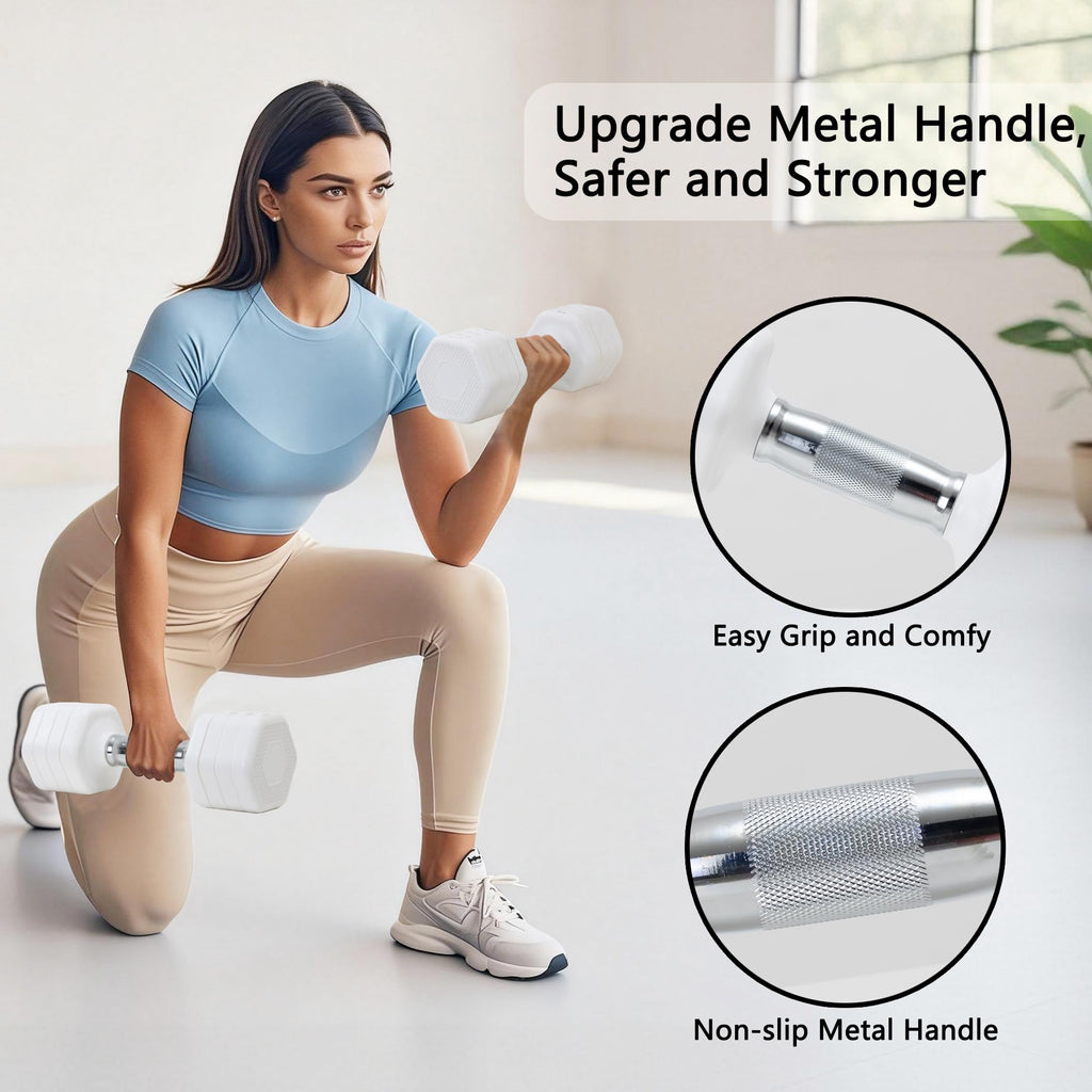 Adjustable Dumbbell Set of 2 Total 20 Lbs H654909