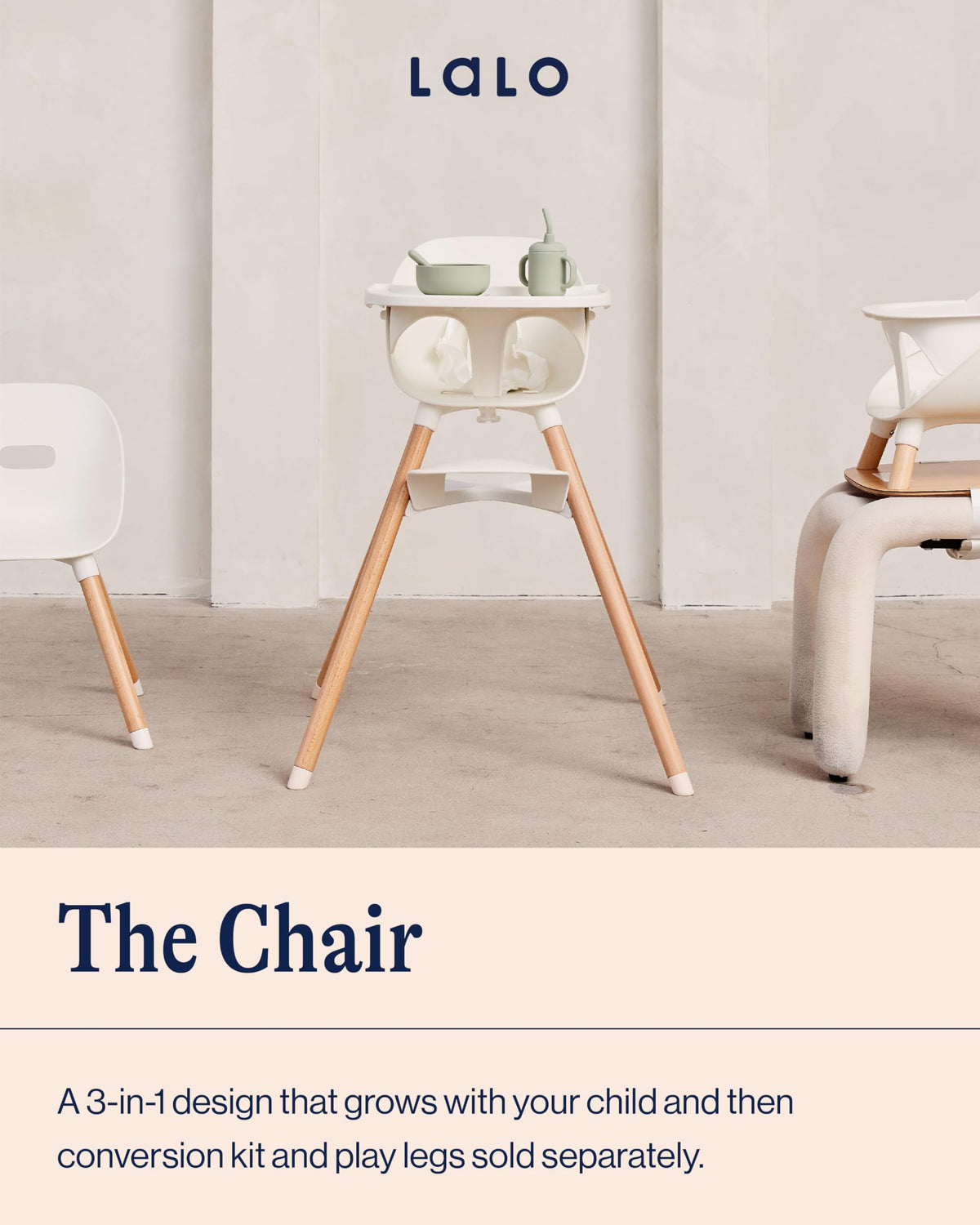 3-in-1 Convertible High Chair I259042