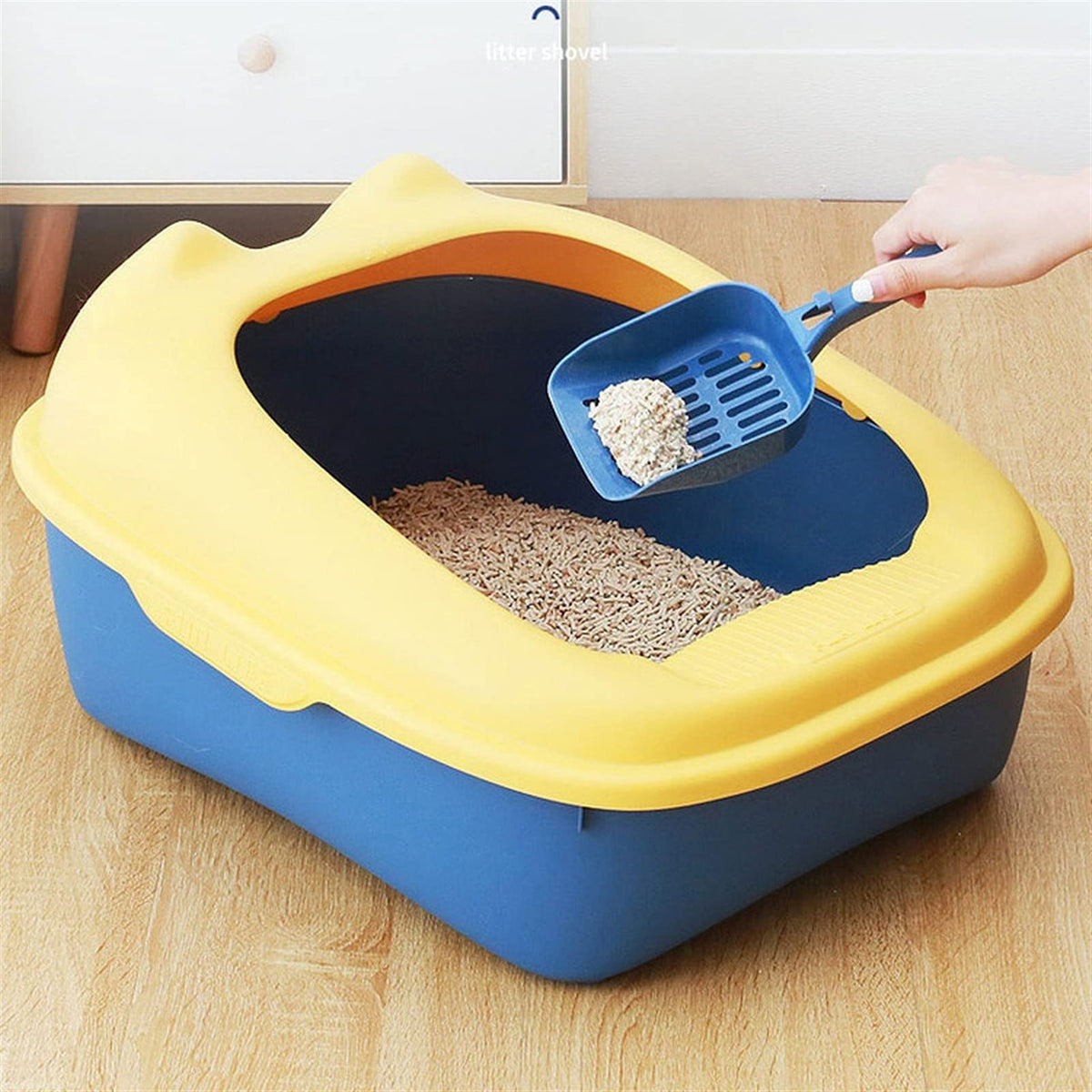 Oversized Cat Litter Tray with Shovel C461223