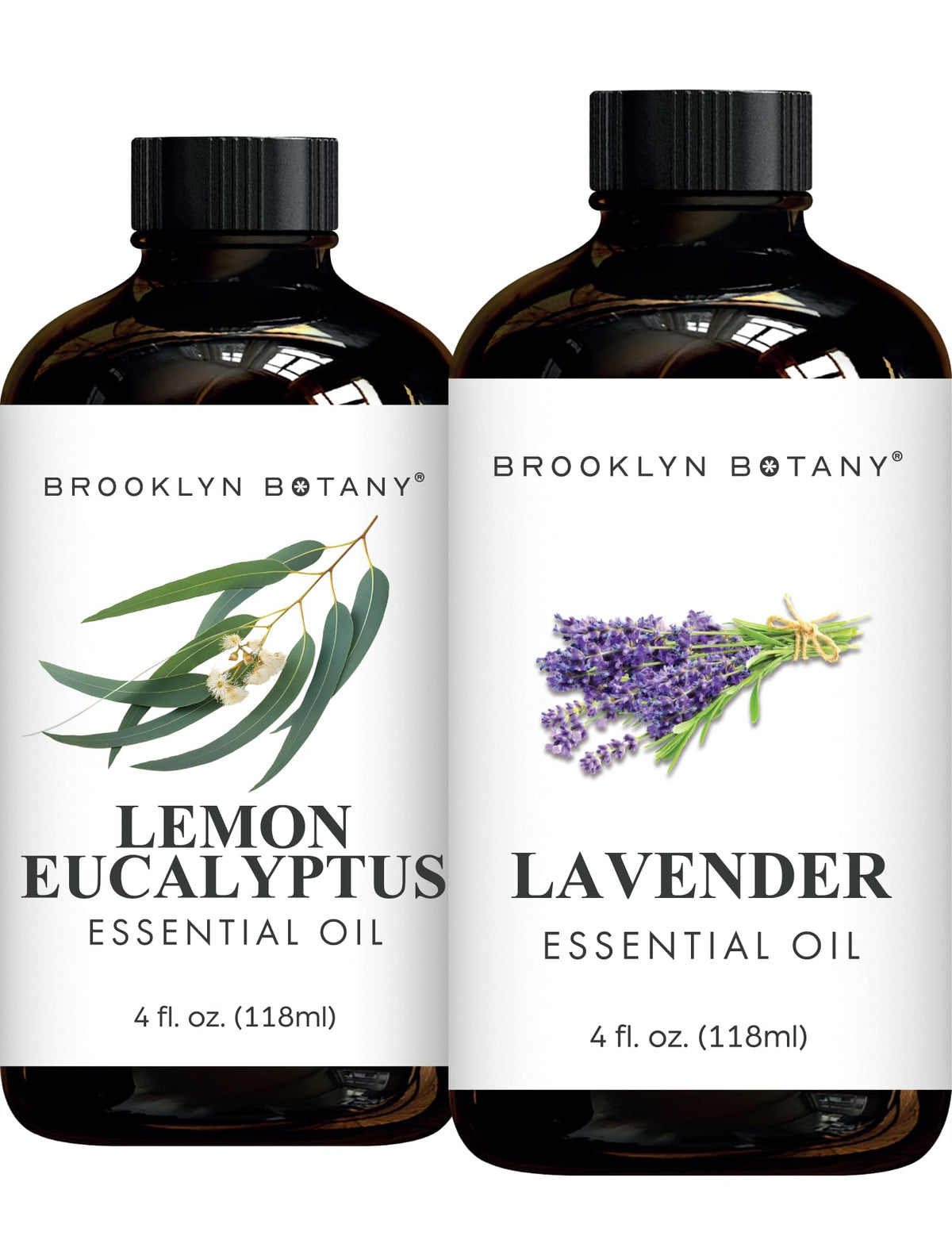 Lemon Eucalyptus & Lavender Essential Oils 4 Fl Oz Pack of 2 U998