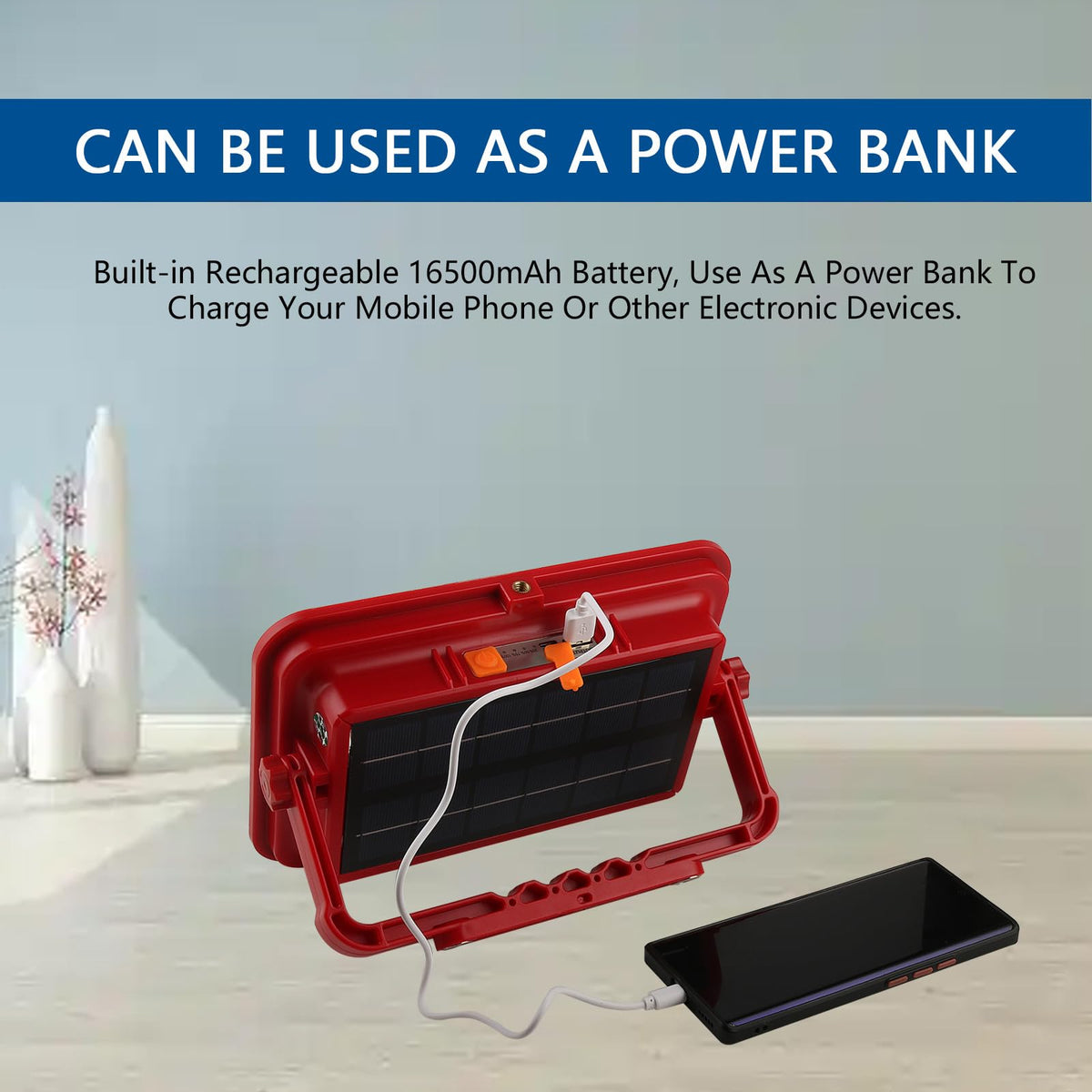 Portable Rechargeable Magnetic Work Light 16500mAh 200W 15000LM IP69 O6931