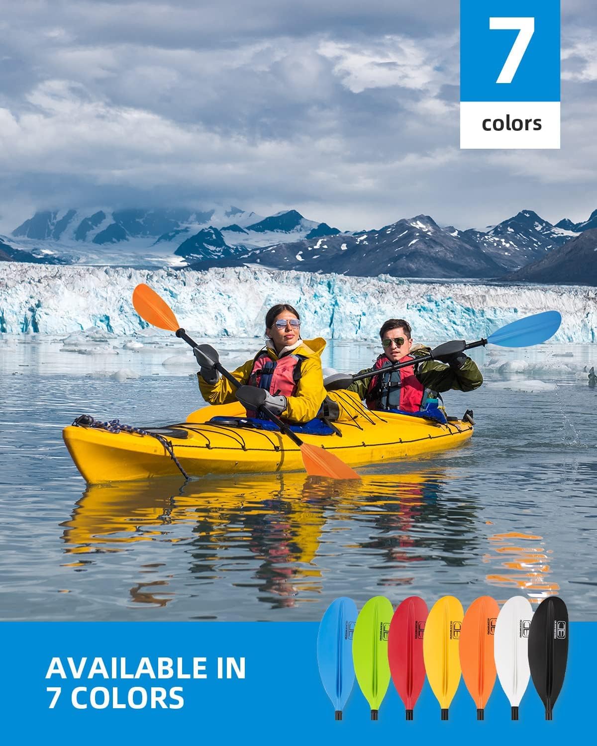 Kayak Paddle with Paddle Leash I646157