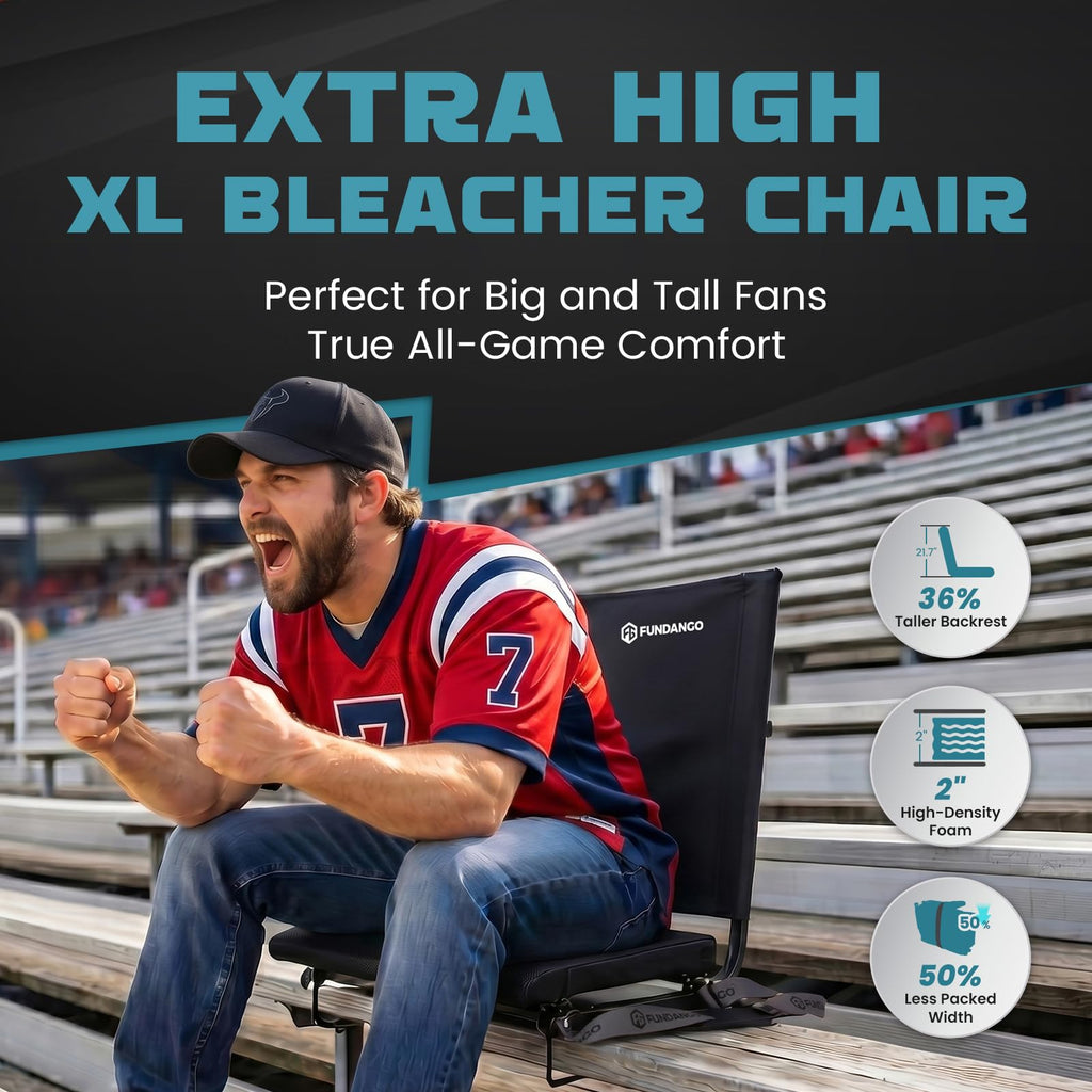 Folding Stadium Seat with Back Support B945