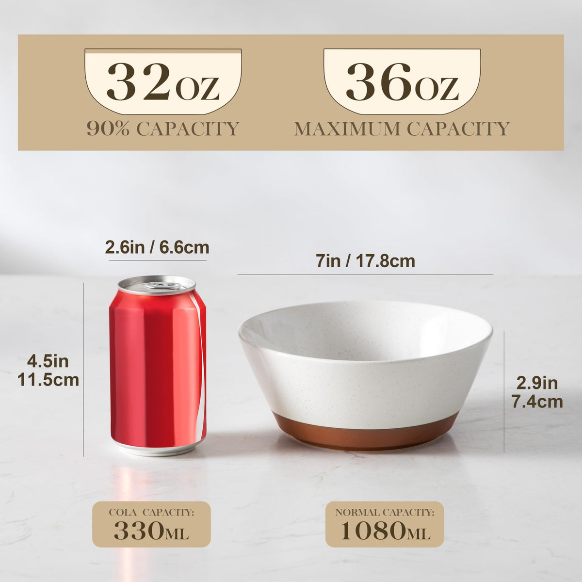 Ceramic Soup Bowl Set of 4 and Baking Dish D21524