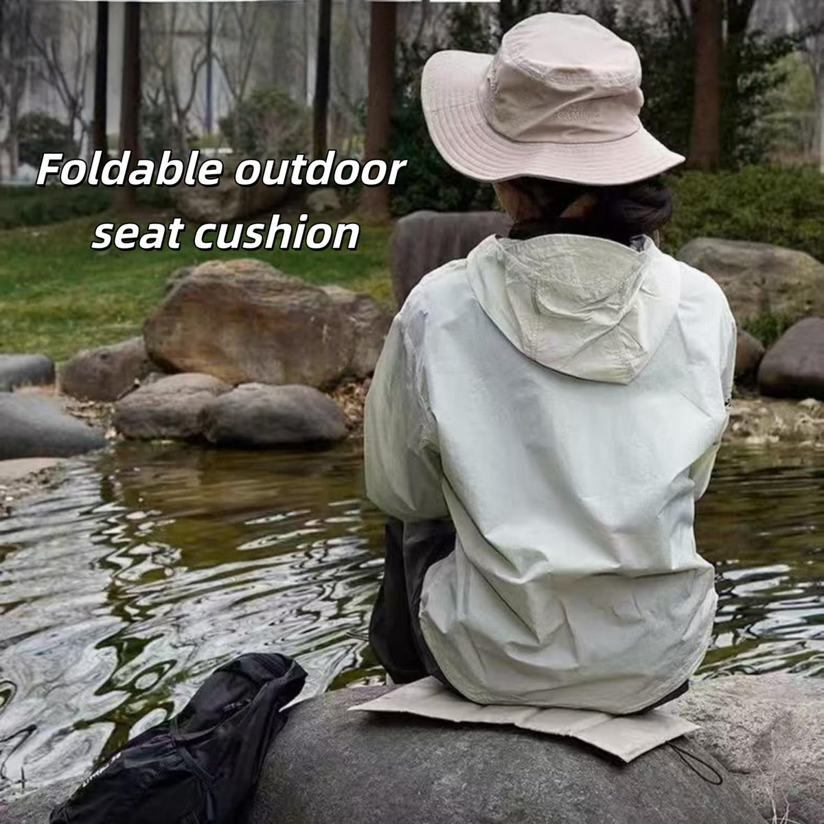 2 Pcs Ultralight Foldable Foam Seat Cushion T285