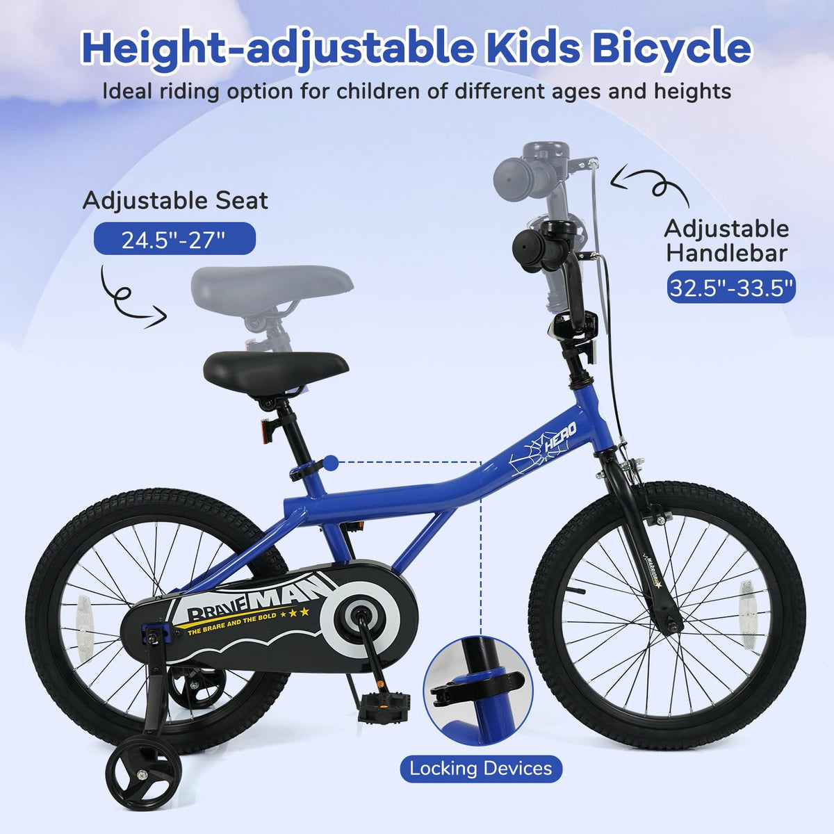 Kids Bike 12 14 16 18 Inch Bicycle R982