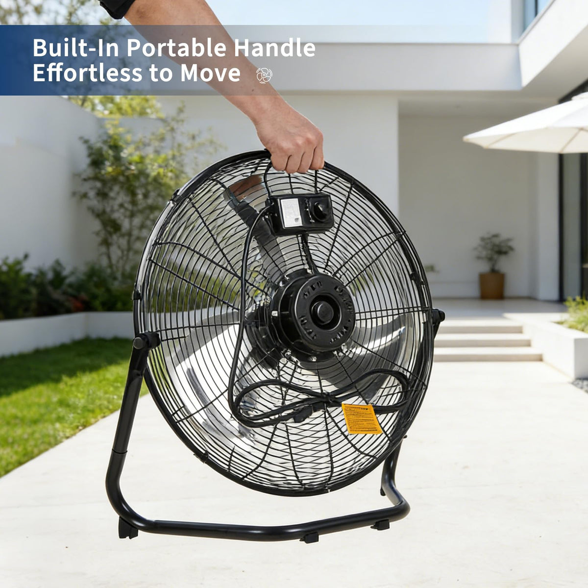 20'' 3000CFM Metal Floor Fan P135020