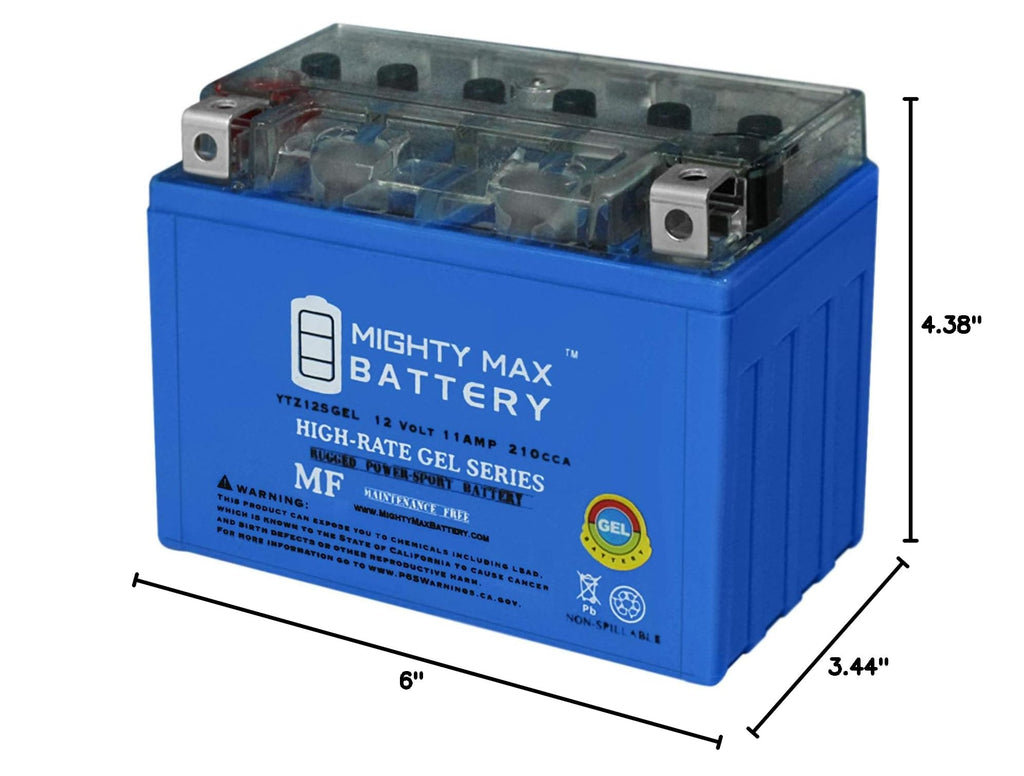12V GEL and AGM Motorcycle Batteries P396