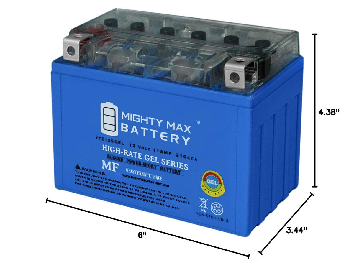 12V GEL and AGM Motorcycle Batteries P396