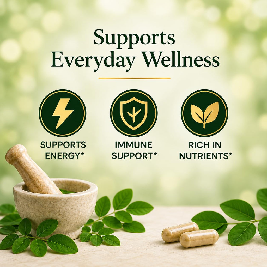 Moringa 500mg Veggie Capsules U4431