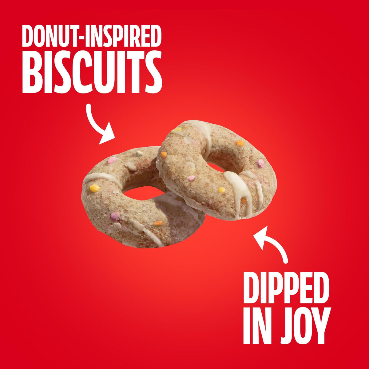 Vanilla Glaze Flavor Dog Biscuits, 8 Oz. U92810
