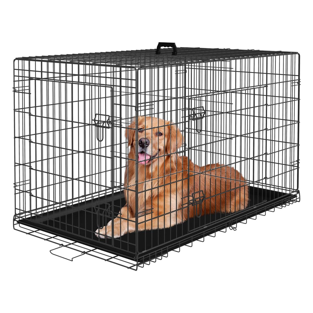 48 Inch Black Dog Crate I66203
