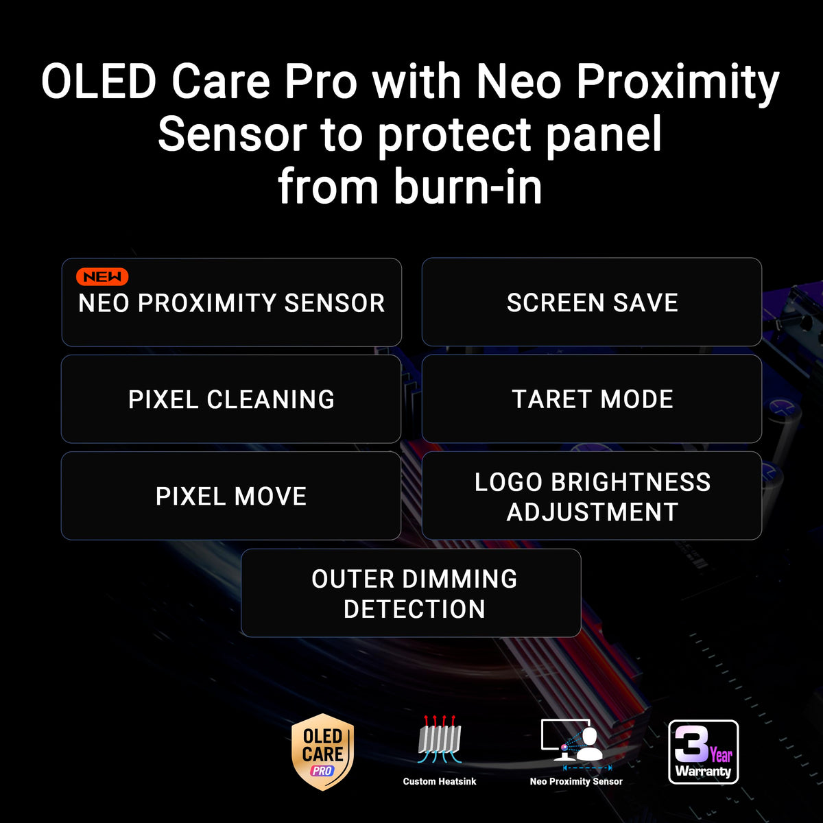 27 Inch 1440p 240Hz Glossy OLED HDR Gaming Monitor L3811