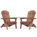 Wooden Folding Adirondack Chair Set of 2 N2151