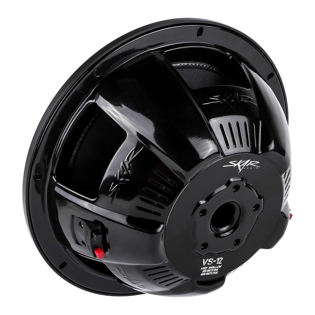 12" Dual 4 Ohm Shallow Mount Car Subwoofer C548