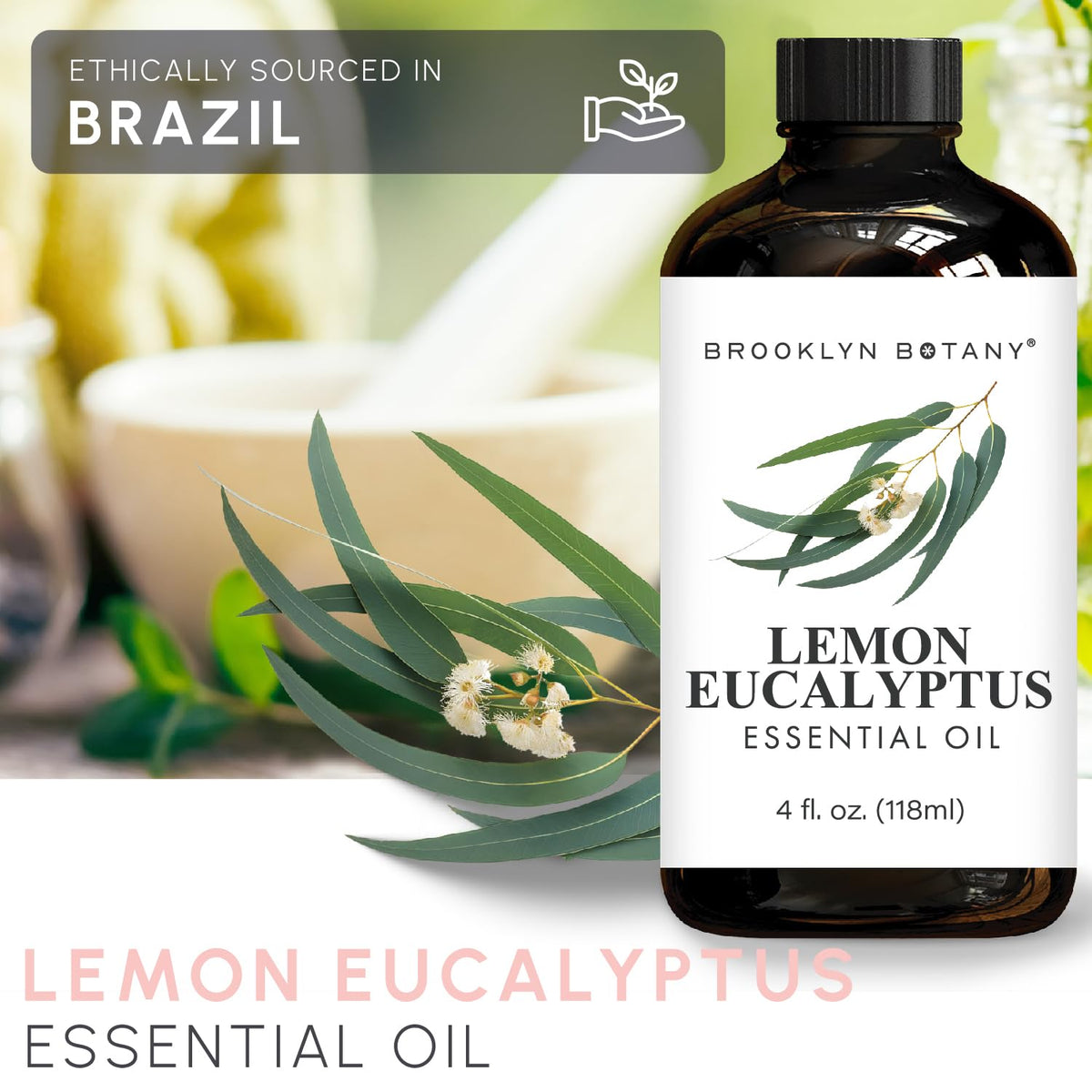 Lemon Eucalyptus & Lavender Essential Oils 4 Fl Oz Pack of 2 U998