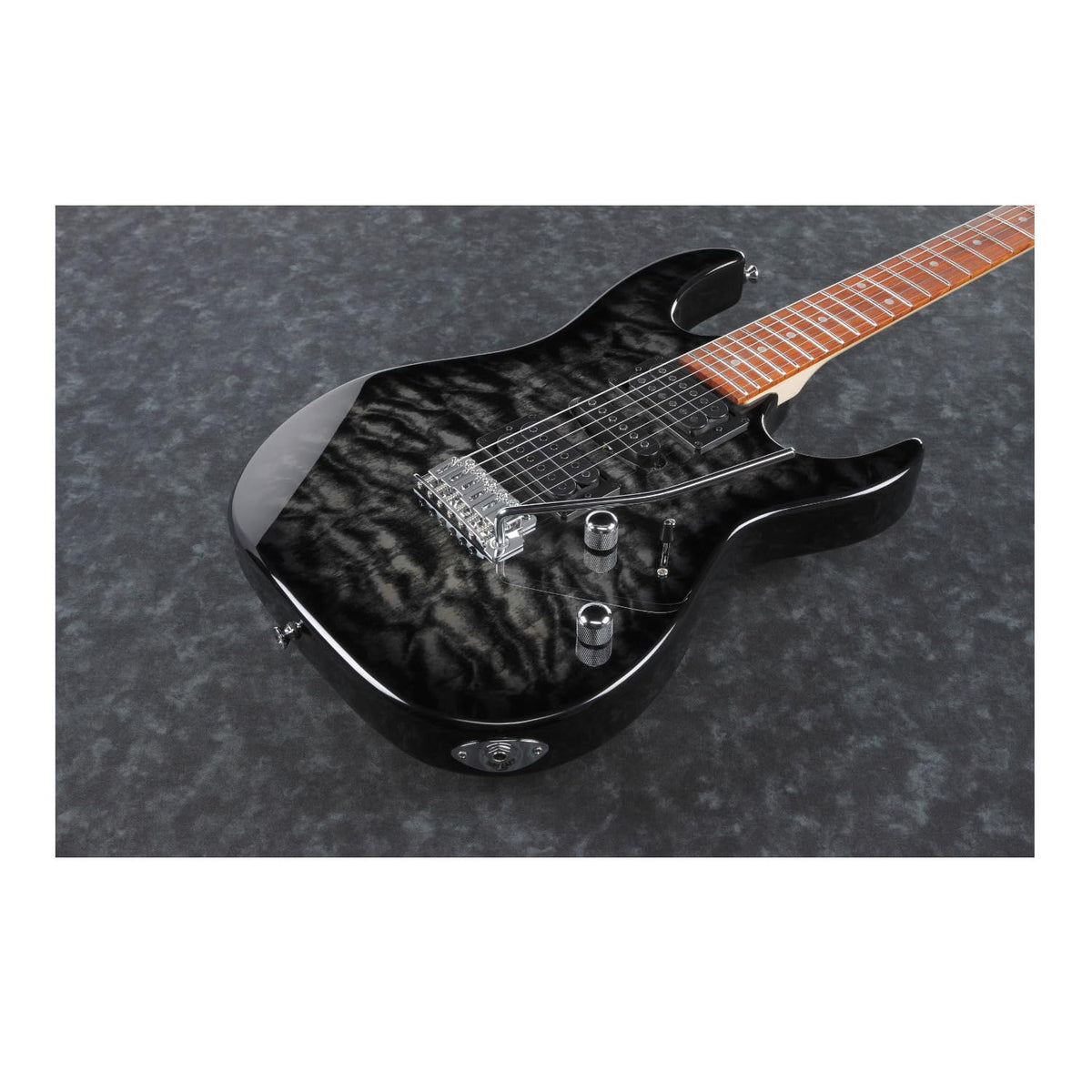 Transparent Black Sunburst Electric Guitar V50625