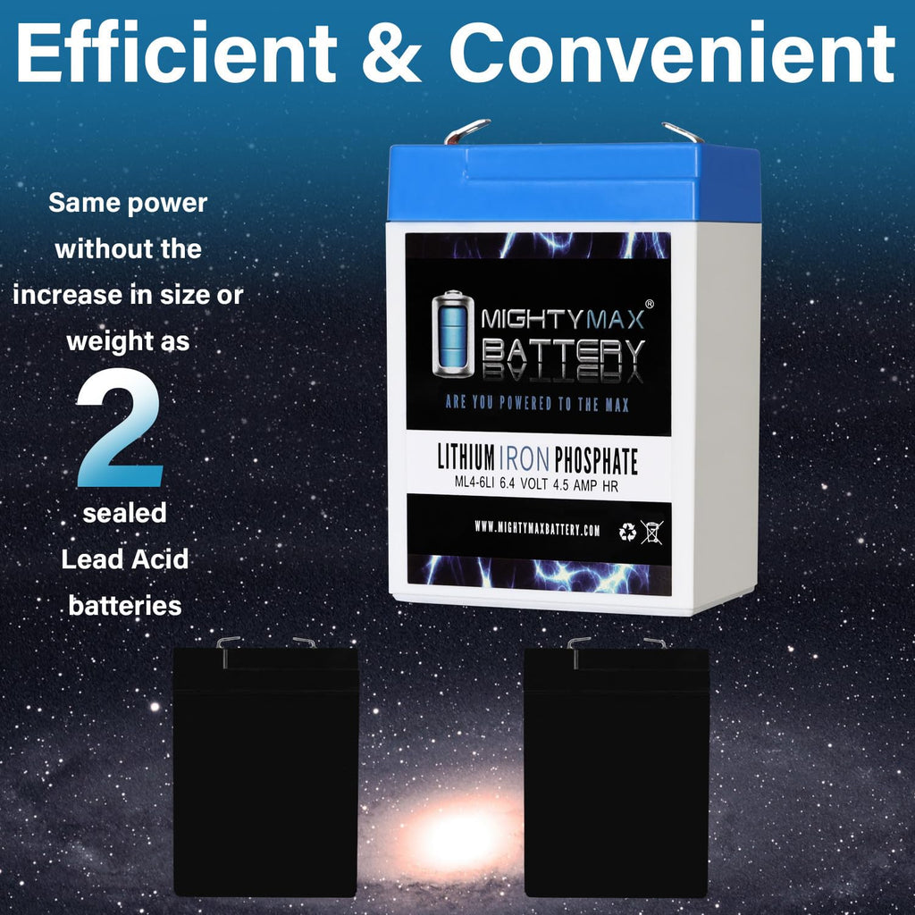 6V 4.5AH Lithium Replacement Battery U321