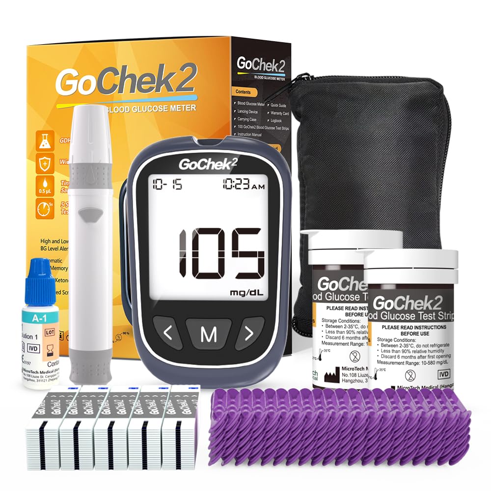 Blood Glucose Monitor Kit 100 Strips & Lancets H699339