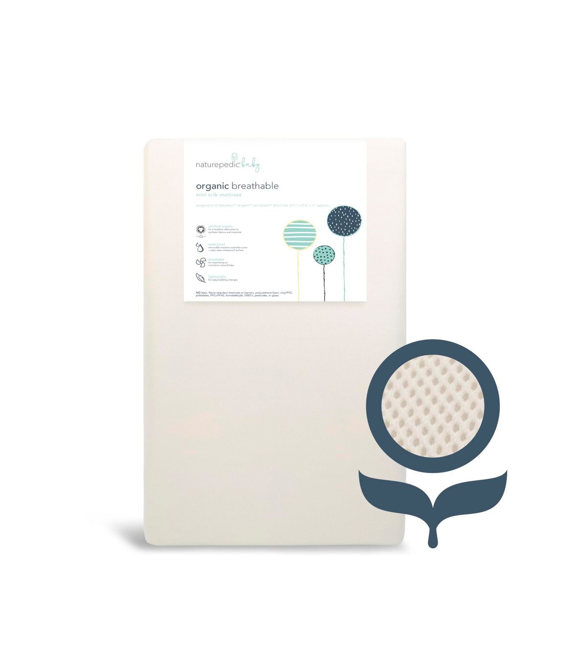 Organic Mini Crib Mattress B871